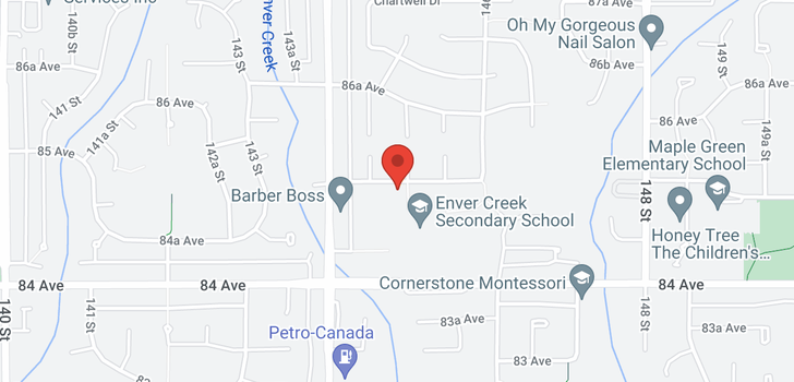 map of 14486 85A AVENUE